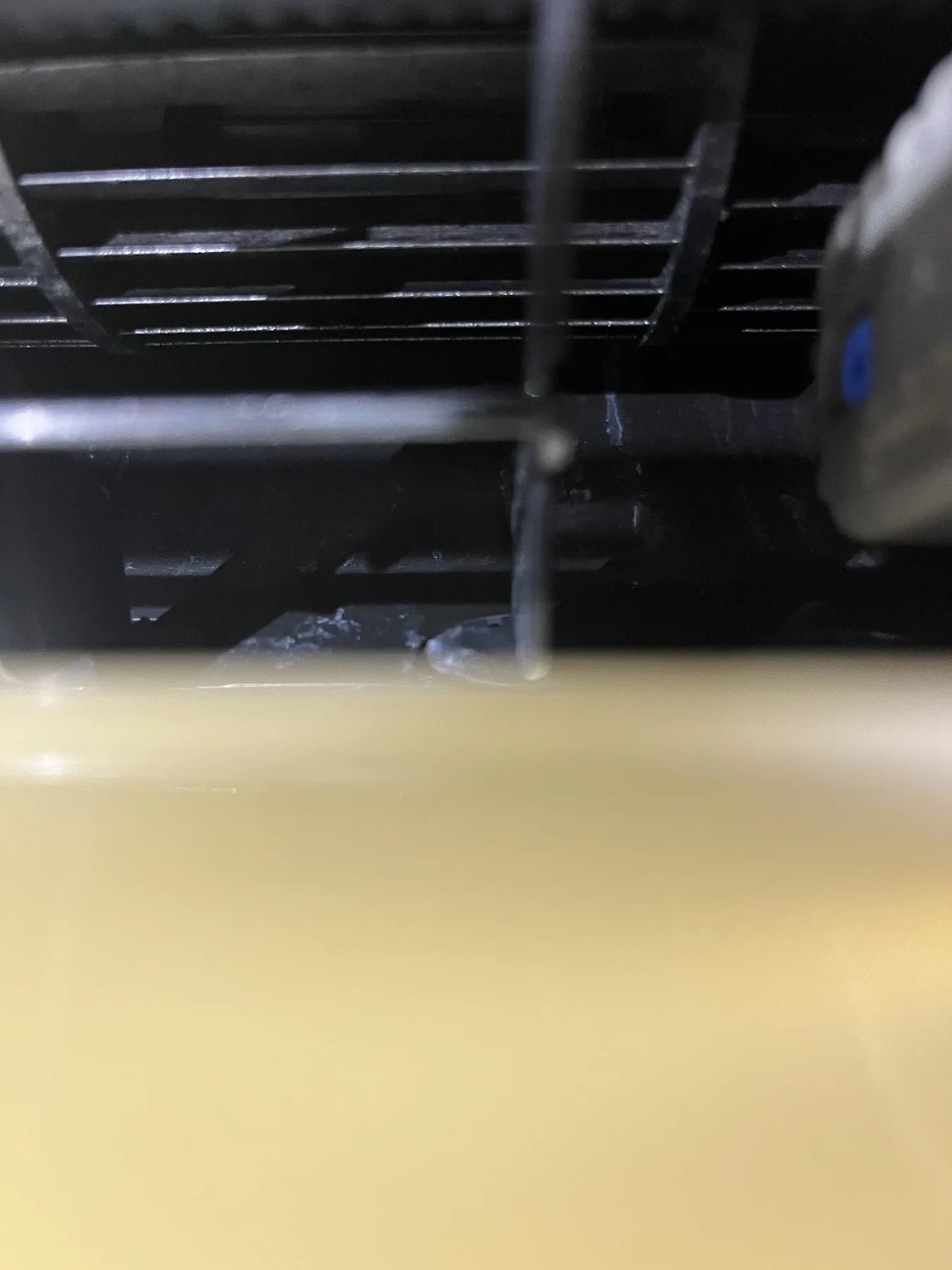 洗浄後の家庭用エアコン内部